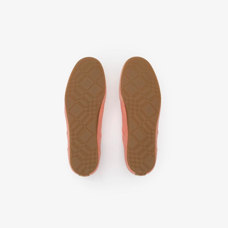 Leather Knight Runner Sneakers​ in Ditsy pink - Women | Burberry® Official