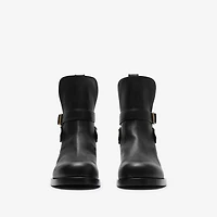 Leather Ledger Jodphur Boots​​ in Black - Men | Burberry® Official