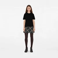 Knight Cotton T-shirt in Black - Women | Burberry® Official