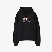 EKD Cotton Hoodie in Black - Men | Burberry® Official