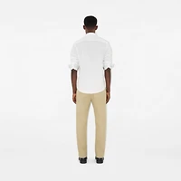 Cotton Poplin Shirt in White - Men | Burberry® Official