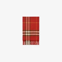 Check Cashmere Scarf in Roux | Burberry® Official