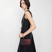 Highlands Chain Strap Wallet​ in Fig purple - Women | Burberry® Official
