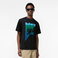 Knight Cotton T-shirt in Black - Men | Burberry® Official