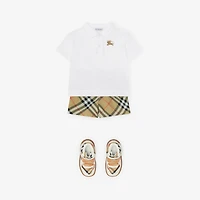 Cotton Polo Shirt in White | Burberry® Official