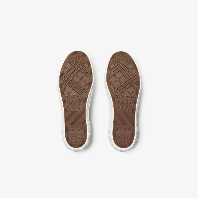 Check Sneakers in Mahogany - Women | Burberry® Official