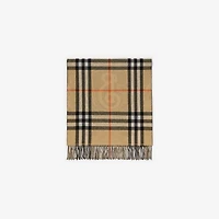 Wide Reversible Stormy Knight Scarf in Sand | Burberry® Official