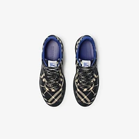 Check Terrace Sneakers in Black - Men | Burberry® Official