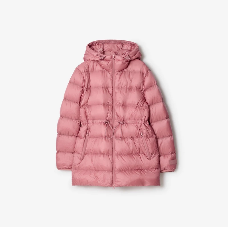 Nylon Puffer Coat in Antique rose - Women | Burberry® Official