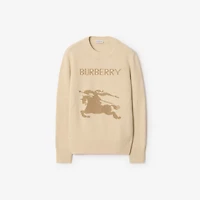 Knight Wool Cashmere Sweater in Nutmeg beige - Women | Burberry® Official