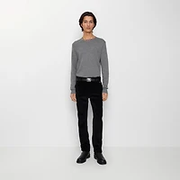 Corduroy Trousers in Black - Men | Burberry® Official