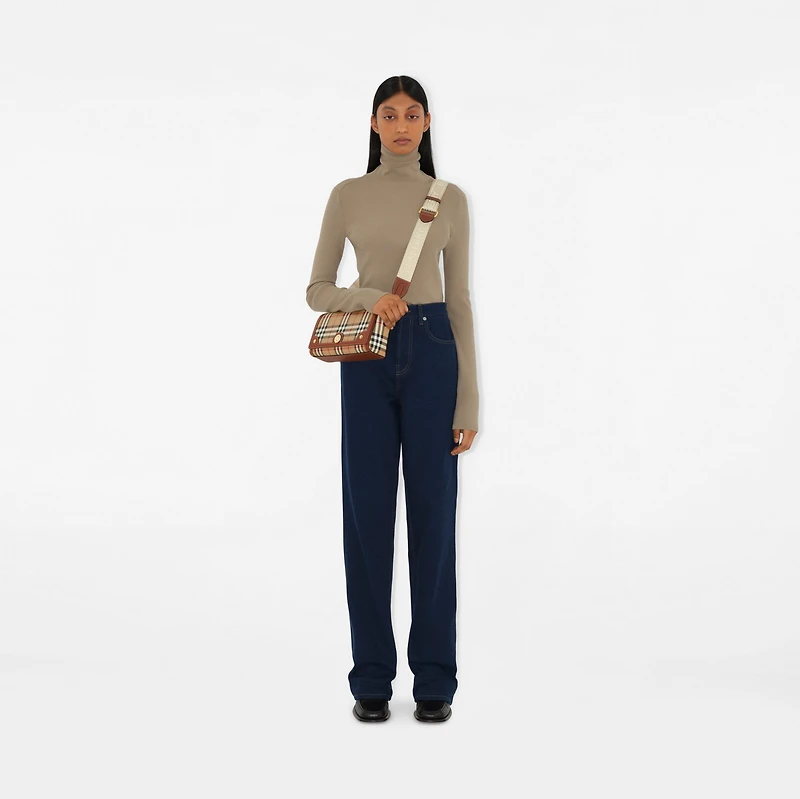 Top Handle Note Bag in Briar brown - Women | Burberry® Official