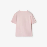 Rainy Day Bear Cotton T-shirt in Ice pink | Burberry® Official