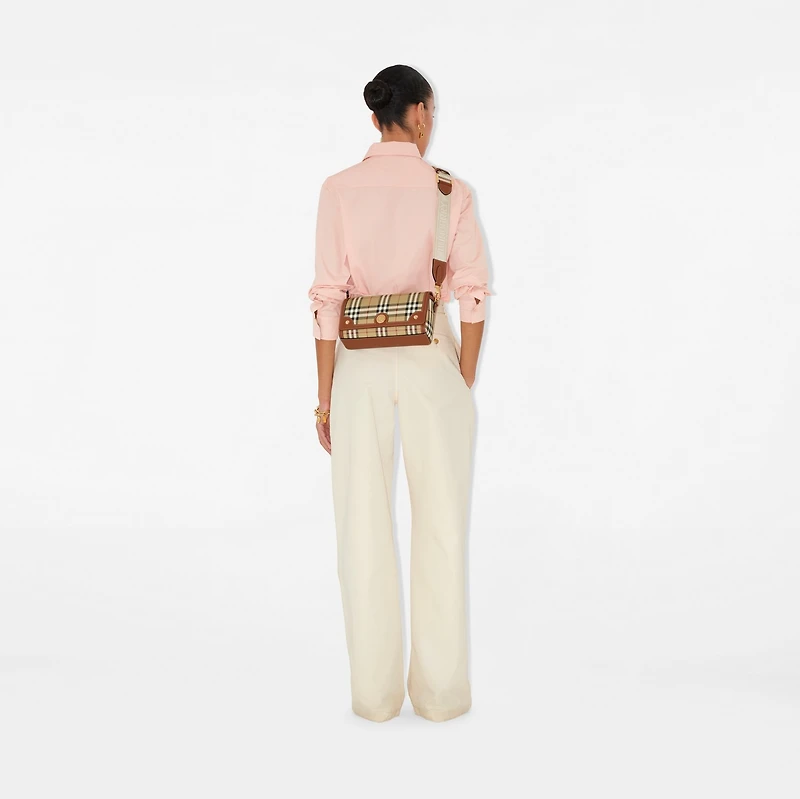 Top Handle Note Bag in Archive beige/briar brown - Women | Burberry® Official