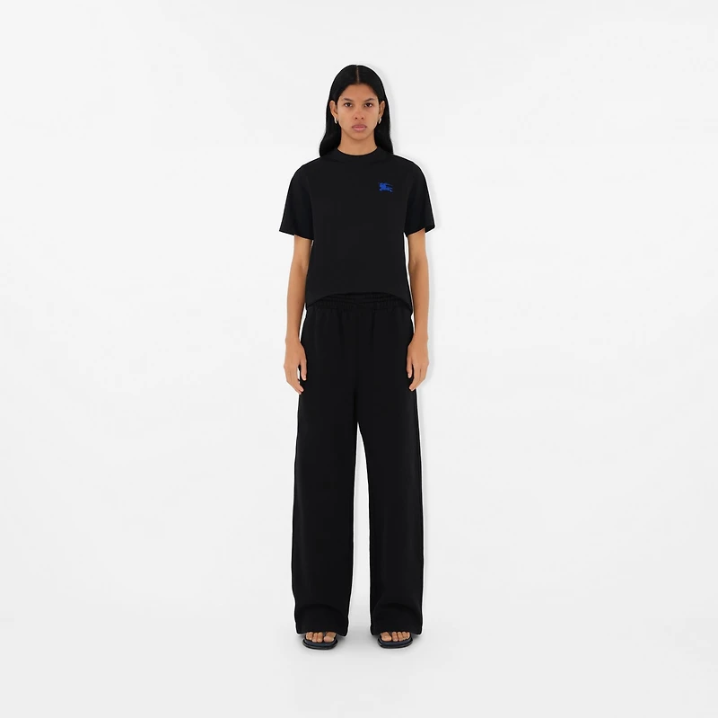 Cotton T-shirt in Black - Women | Burberry® Official