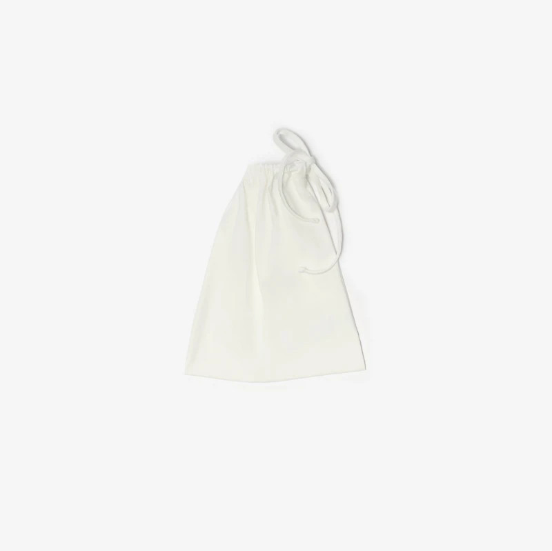 Check Trim Bikini Top in Chalk white - Women, Nylon | Burberry® Official