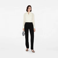 Wool Tuxedo Trousers in Black - Women | Burberry® Official