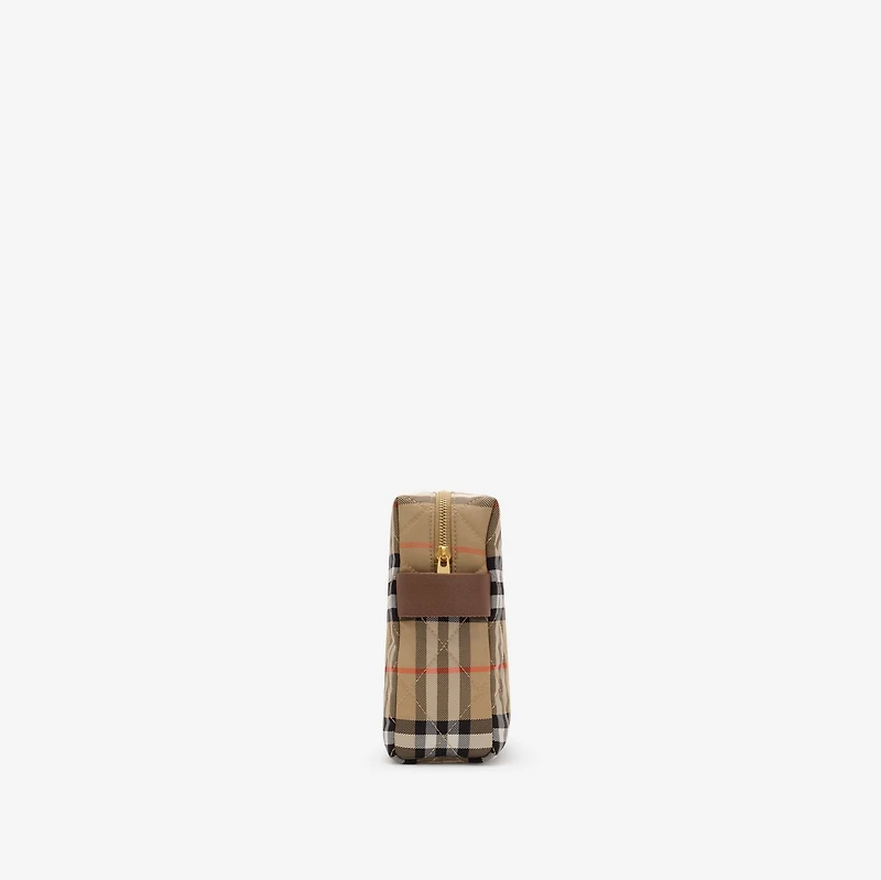 Check Baby Changing Pouch in Sand beige - Children | Burberry® Official