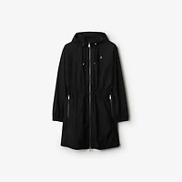 Nylon Cotton Parka in Black - Women | Burberry® Official