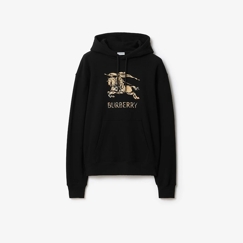 EKD Ombré Cotton Hoodie in Black - Men | Burberry® Official
