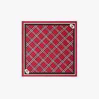 Check Silk Scarf in Post | Burberry® Official