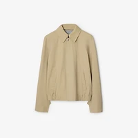 Cotton Jacket in Beige - Women, Nylon | Burberry® Official