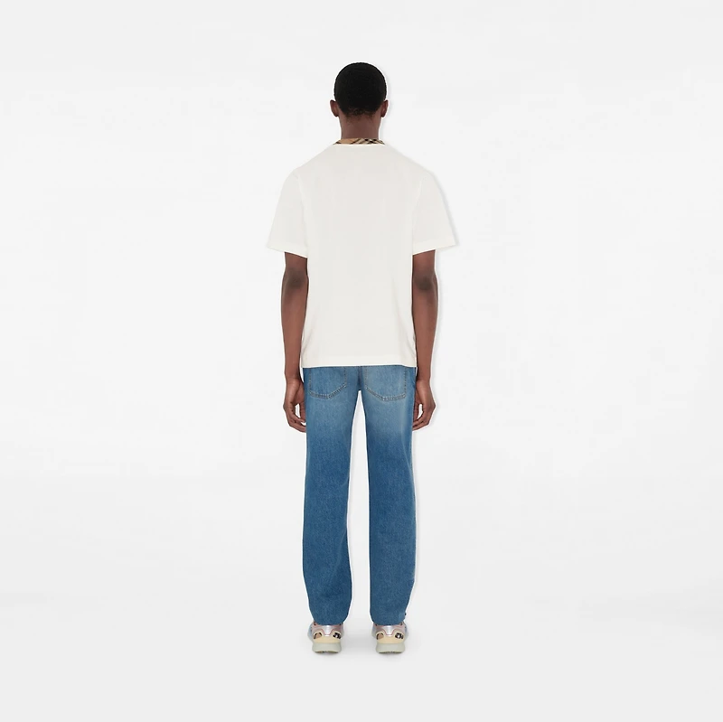 Slim Jeans in Mid blue - Men, Cotton | Burberry® Official