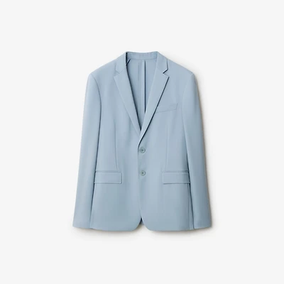 Wool Tailored Jacket in Gale - Men | Burberry® Official
