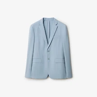 Wool Tailored Jacket in Gale - Men | Burberry® Official