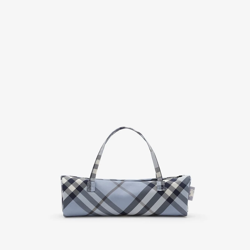 Check Folding Umbrella in Bank blue | Burberry® Official