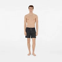 Knight Stamp Swim Shorts in Black - Men | Burberry® Official