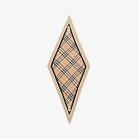 Check Knight Stamp Silk Scarf in Sand beige | Burberry® Official