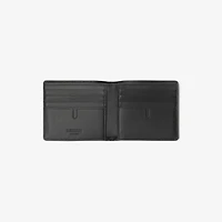 Check Intarsia Bifold Wallet in Storm blue - Men | Burberry® Official