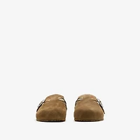 Check Suede Urchin Clogs - Women | Burberry® Official