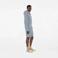 Knight Stamp Cotton Zip Hoodie in Gale grey - Men | Burberry® Official