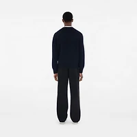 EKD Wool Cashmere Sweater in Navy - Men | Burberry® Official