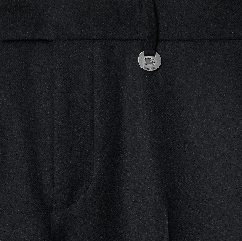 Wool Tailored Trousers in Brisk grey - Men | Burberry® Official