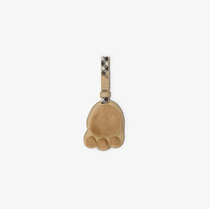 Teddy Luggage Tag in Honey - Children | Burberry® Official