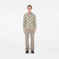 Regular Fit Check Cotton Shirt - Men | Burberry® Official