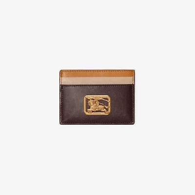 Rider Card Case in Vineyard red/pink - Women, Leather | Burberry® Official