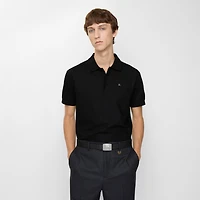 Metal EKD Cotton Polo Shirt in Black - Men | Burberry® Official