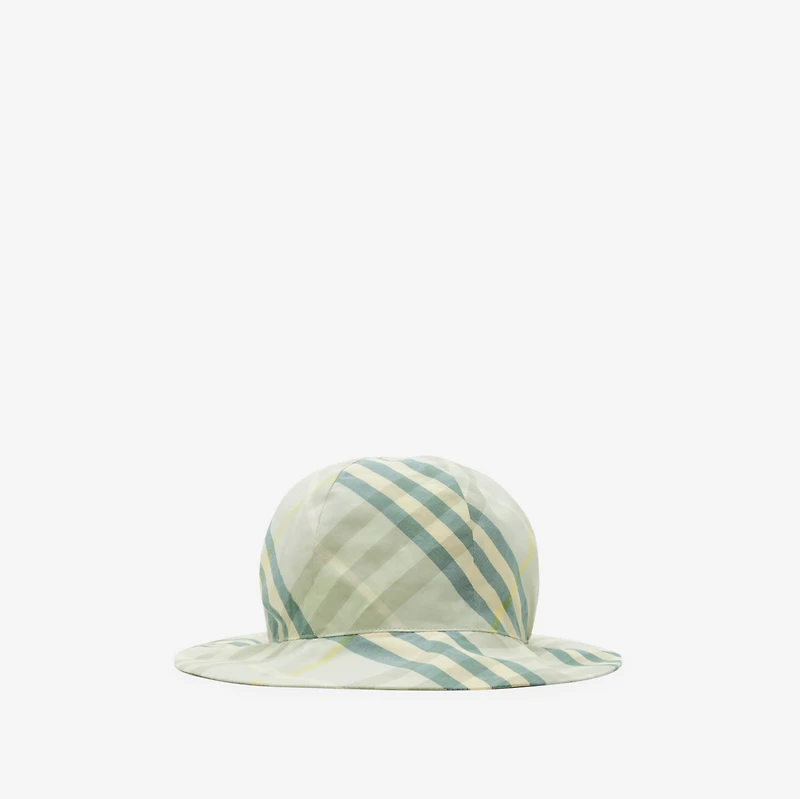 Check Cotton Two-piece Baby Gift Set in Breeze - Children | Burberry® Official