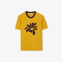Daisy Cotton T-shirt in Pear yellow - Men | Burberry® Official