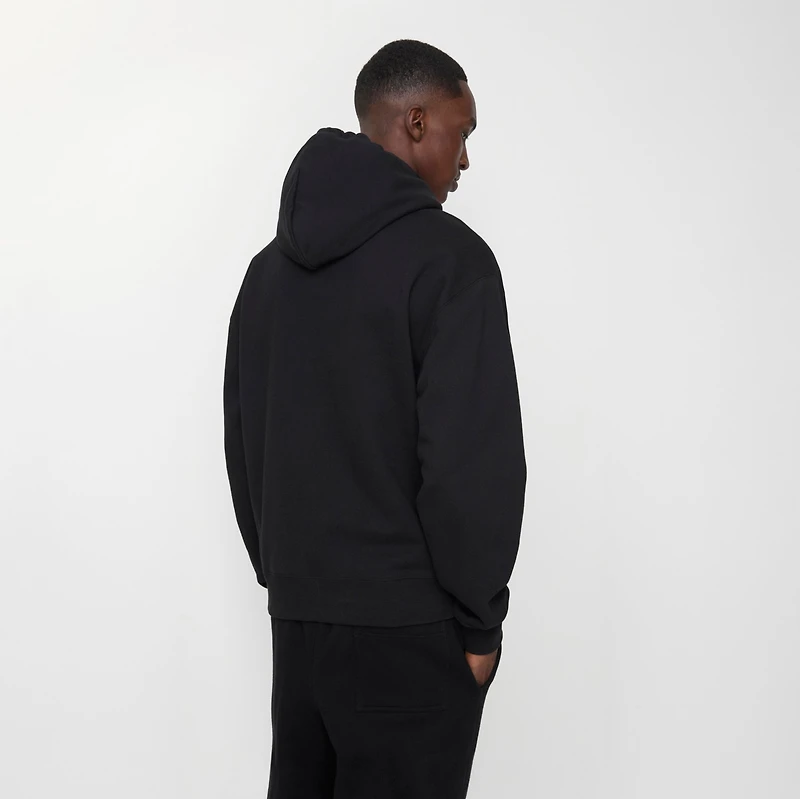 Gothic Logo Cotton Hoodie in Black - Men | Burberry® Official