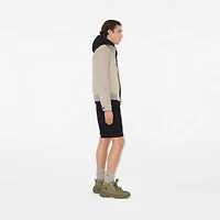 EKD Badge Cotton Shorts in Black - Men | Burberry® Official
