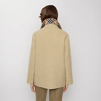 Wool Overshirt in Sand