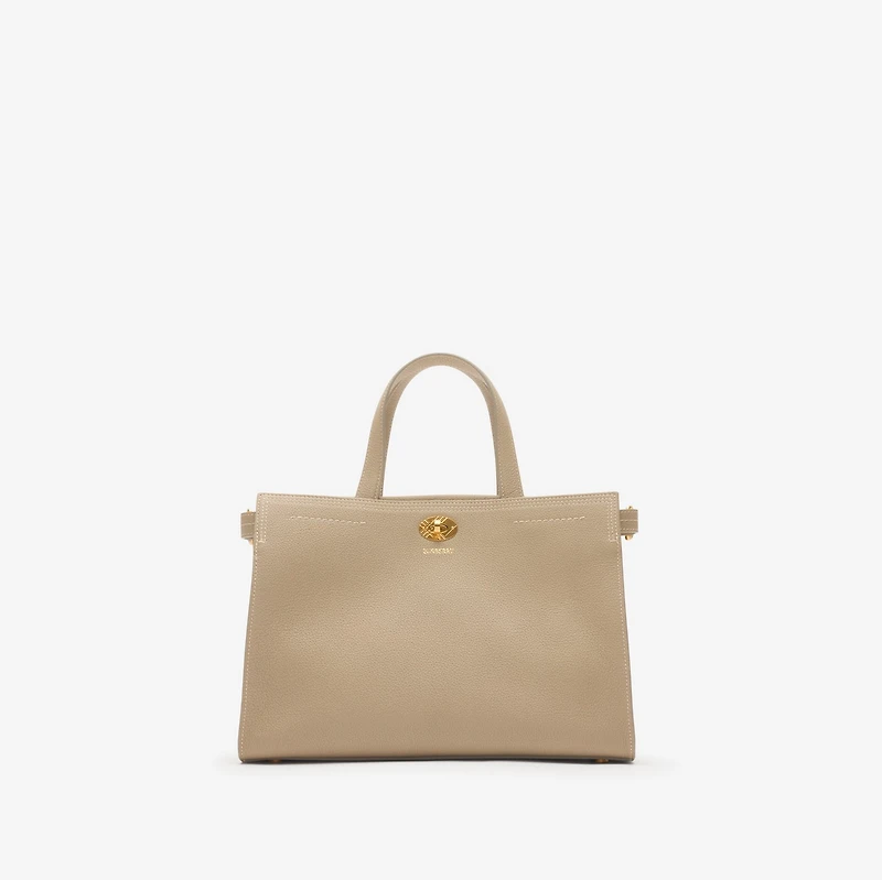 Small Cotswolds Tote in Mushroom beige - Women | Burberry® Official