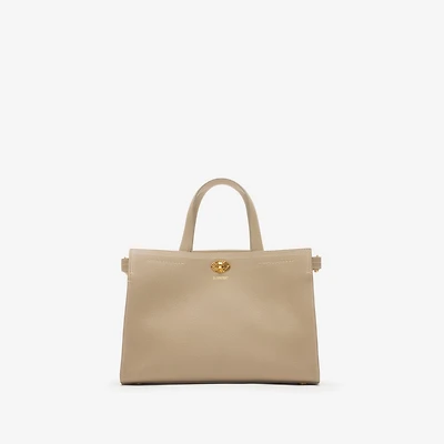 Small Cotswolds Tote in Mushroom beige - Women | Burberry® Official