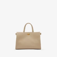 Small Cotswolds Tote in Mushroom beige - Women | Burberry® Official