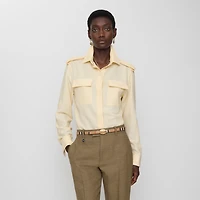 Thin Reversible Check Knight Stamp Belt​ in Sand/peat/gold - Women, Cotton, Linen | Burberry® Official